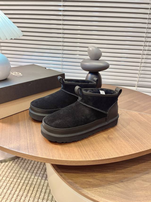 Ugg Autumn/Winter Men's Furry Shoes, Men's Snow Boots, Men's Shoes, Casual Comfo