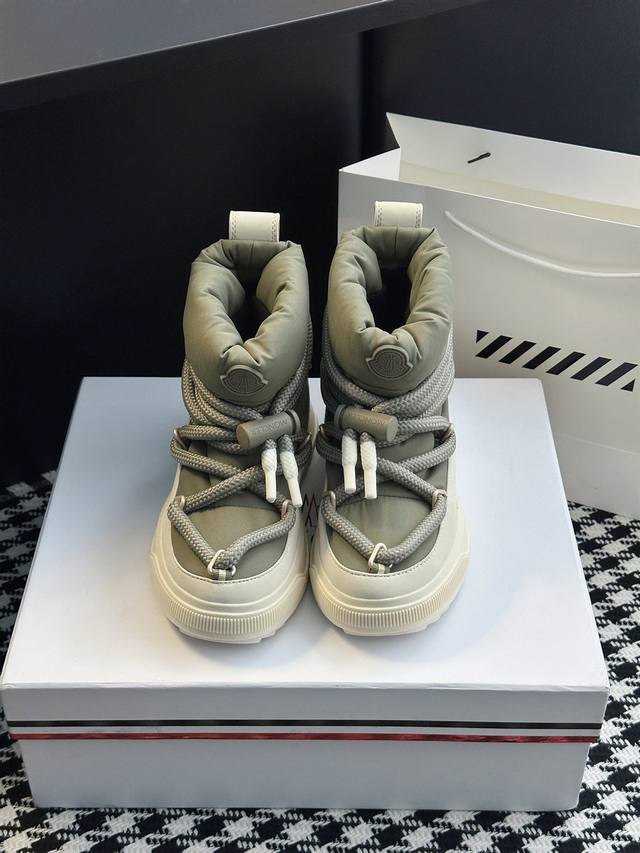 Series Snow Boots. Inspired by Moncler's classic snow boots, these boots perfect Series Snow Boots. Inspired by Moncler's classic snow boots, these boots perfect