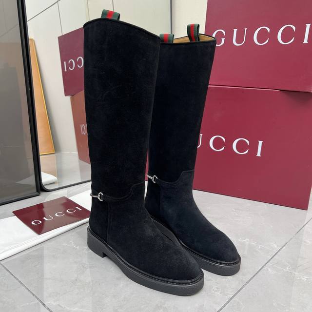 Short and Long Gucci Fall/Winter 2025 Classic Horsebit Riding Boots - Top-Tier V
