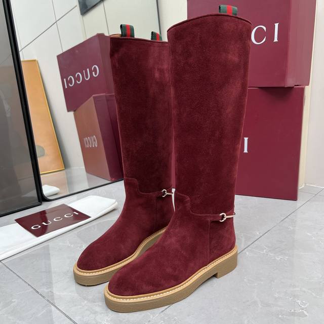 Short and Long Gucci Fall/Winter 2025 Classic Horsebit Riding Boots - Top-Tier V