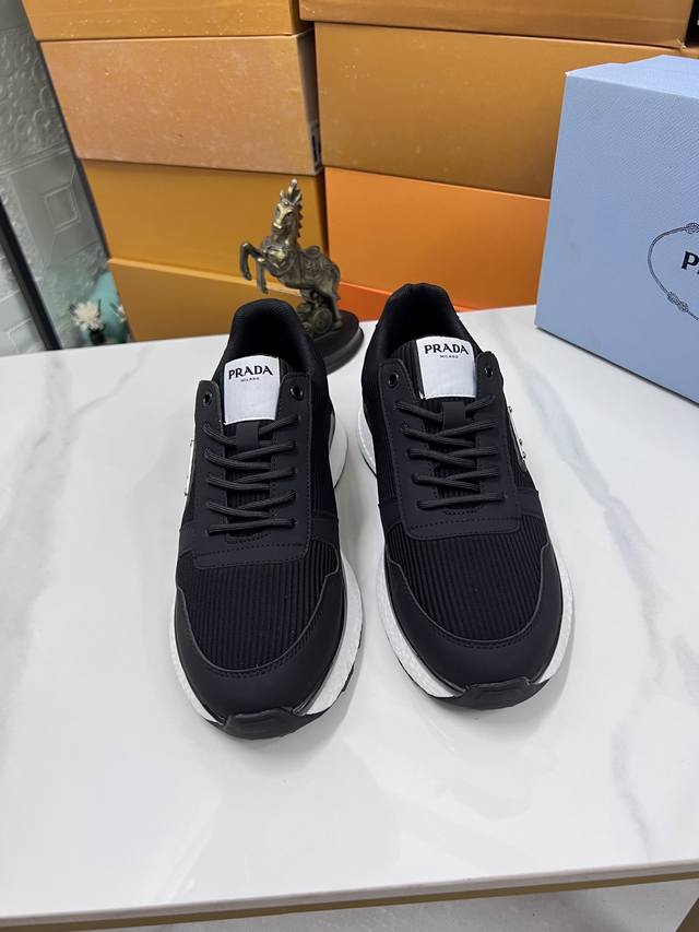 Factory direct price men's sports shoes, original Prada casual sneakers, new sty