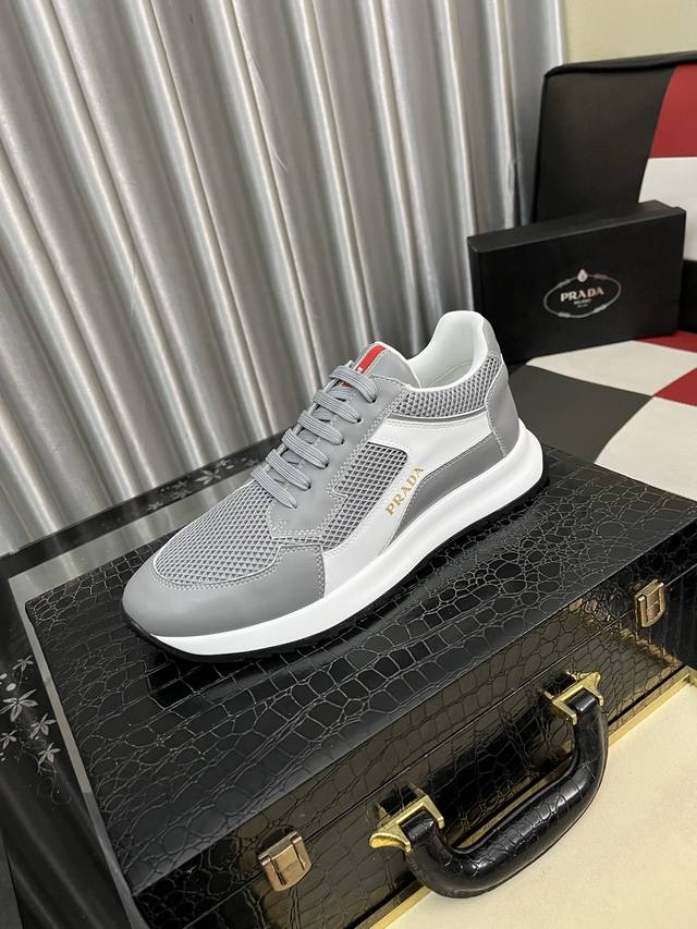Factory direct price men's sports shoes, original Prada classic casual shoes, im