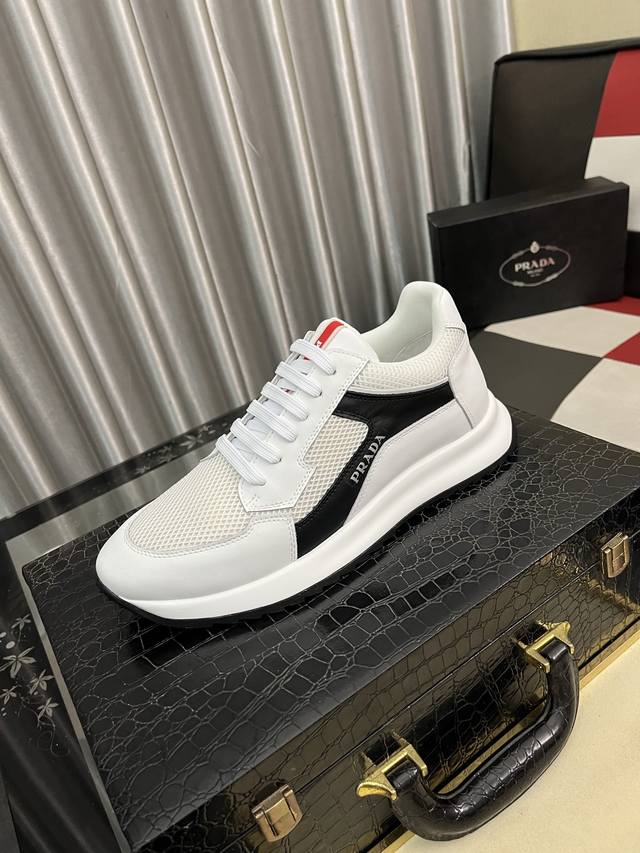 Factory direct price men's sports shoes, original Prada classic casual shoes, im