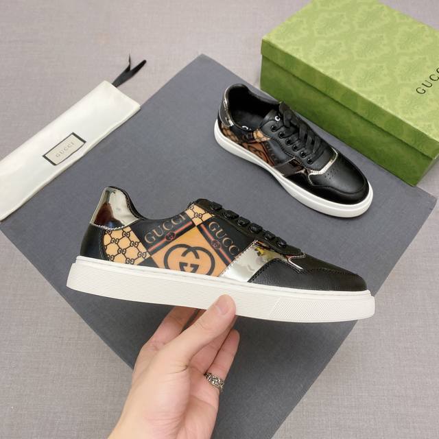 Factory direct price men's sports shoes, original Gucci men's casual shoes, an a