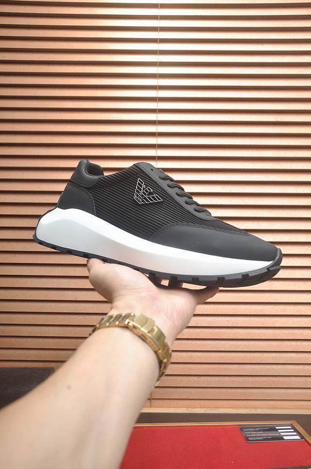 Factory direct price men's sports shoes, original Armani shoes, latest style, ca