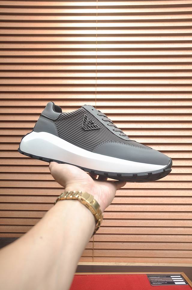 Factory direct price men's sports shoes, original Armani shoes, latest style, ca