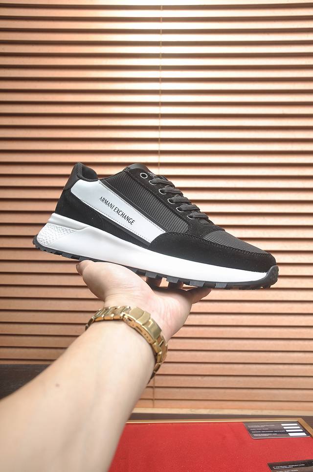 Factory direct price men's sports shoes, original Armani shoes, latest style, ca