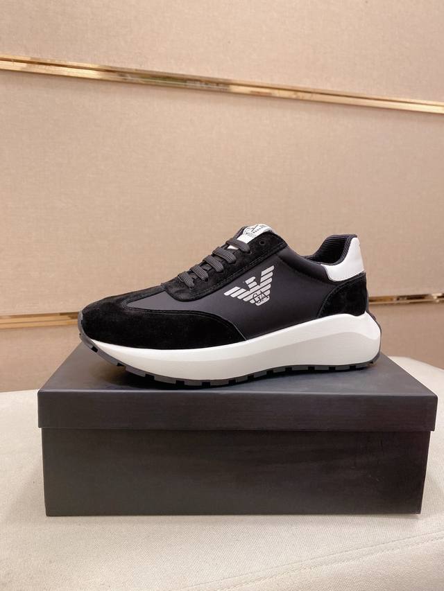 Factory direct price for men's sports shoes, original Armani Exchange latest spr