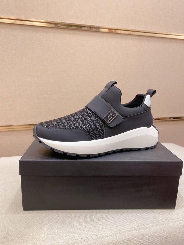 Factory direct price for men's sports shoes, original Armani Exchange latest spr