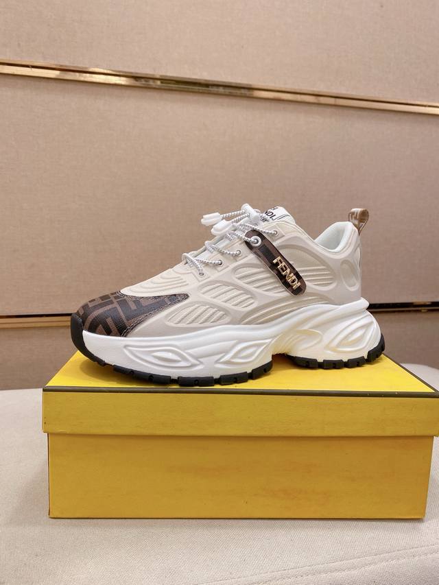 Factory direct price women's sports shoes, original Fendi new high-top shoes, im