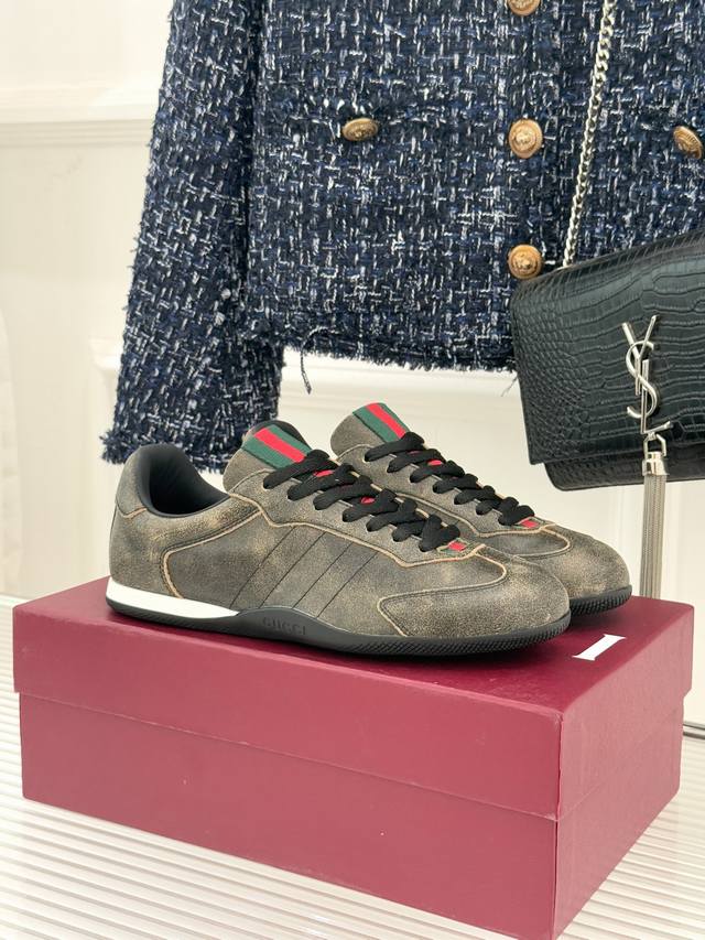 Factory Price Women's Shoes Sports Original Single Gucci 25Wf New Rainbow Webbin