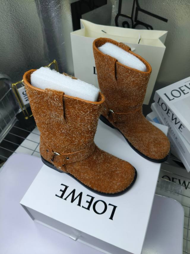 Loewe Autumn/Winter New Ankle Boots Hot new style, featuring the original last, Loewe Autumn/Winter New Ankle Boots Hot new style, featuring the original last,