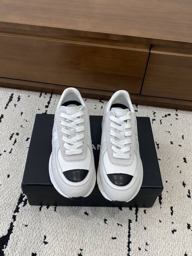 Chanel Casual Leather Shoes ~ Original Calfskin Panda Shoes Chanel 25C Latest Ho