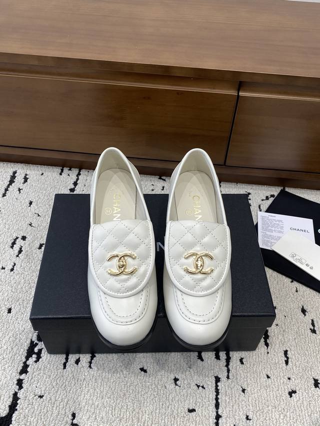 2025 Autumn/Winter New Loafers Chunky Heels, Official Website Synchronized High