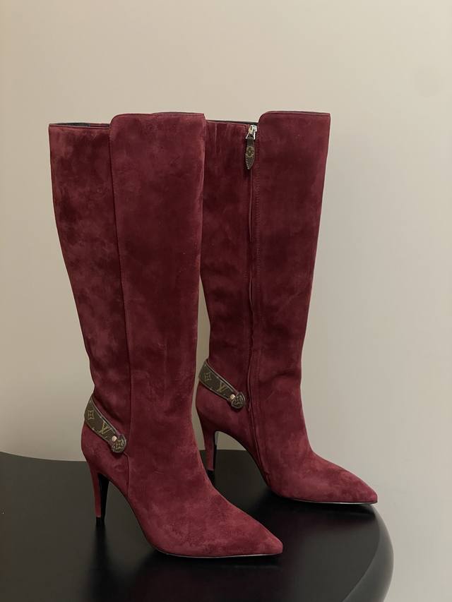 25Ss Early Autumn New Louis Vuitton Lv Legacy Pointed Toe High-Heeled Boots with