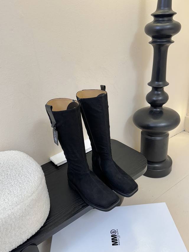 Leather 480 Mm6 26 Early Autumn New High Boots I absolutely love them! Suede lon