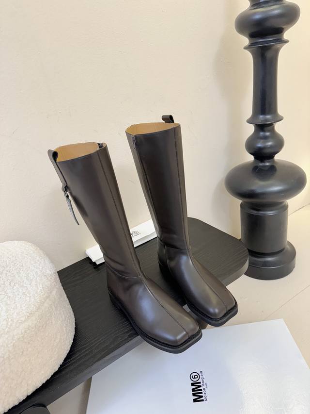 Leather 480 Mm6 26 Early Autumn New High Boots I absolutely love them! Suede lon