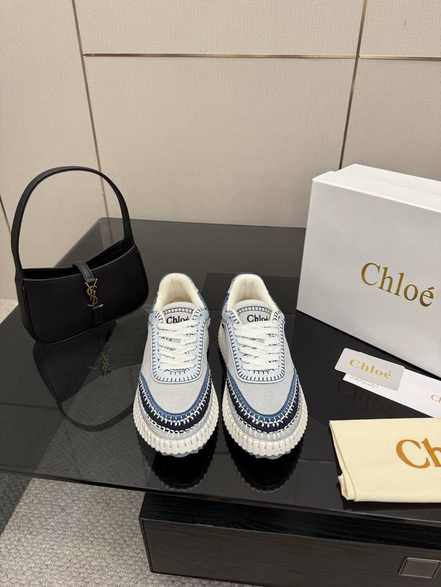 Chloe's latest sewn-on shoes, original private mold, high-density foam sole, Goo Chloe's latest sewn-on shoes, original private mold, high-density foam sole, Goo