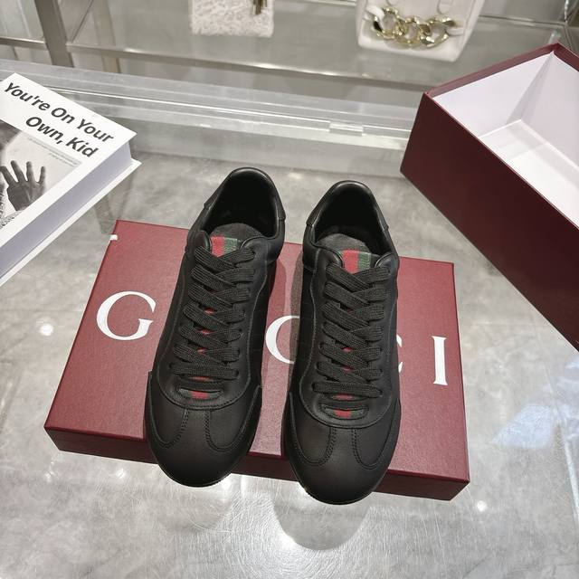 Top-tier factory version Gucci distressed sneakers, full series upgrade, long-te