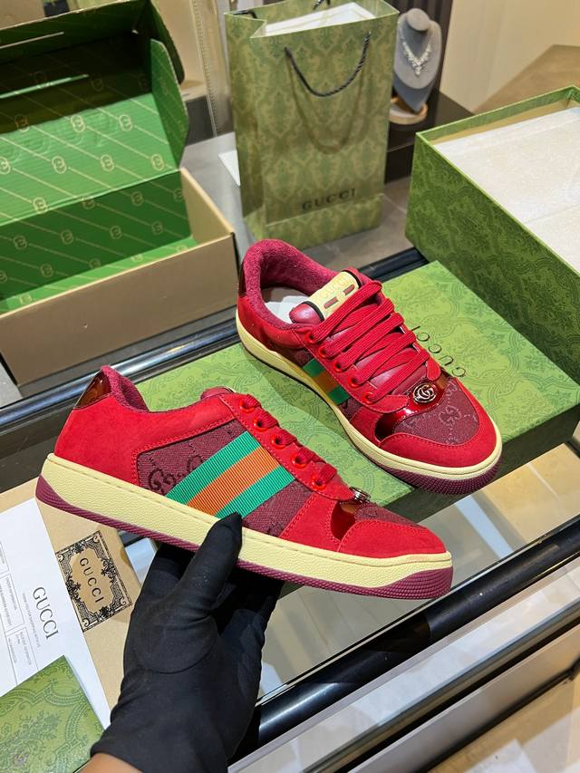 Gucci distressed shoes, top-quality factory, impeccable 1:1 replica, incredibly