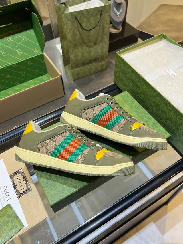Gucci distressed shoes, top-quality factory, impeccable 1:1 replica, incredibly
