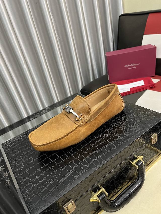 Factory direct price: Ferragamo new style driving shoes, 1:1 replica quality fro