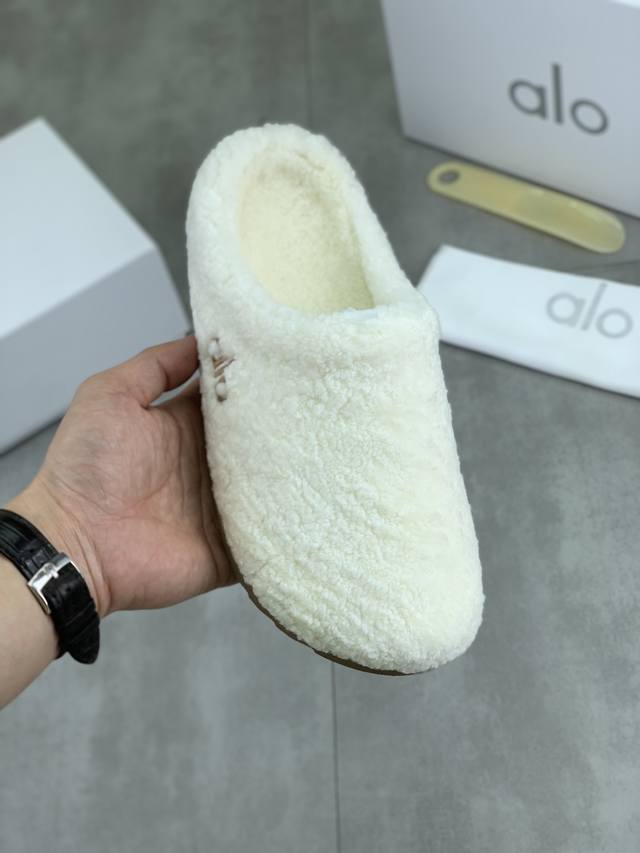 Factory Price, Genuine Wool | D055Alo25S Autumn/Winter New Alo Thick-Soled Lambs