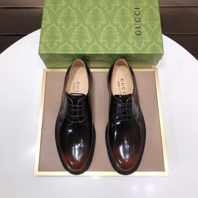 Factory direct wholesale of Gucci, Italy's top luxury men's shoe giant. New arri