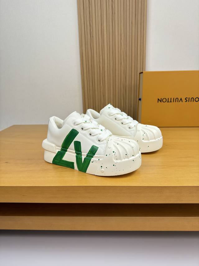 Louis Vuitton - High-end quality original casual sports shoes - Upper: Nappa cal