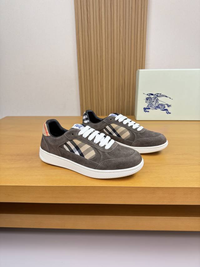 Burberry - High-end quality original single casual sports sneakers - Upper: Impo Burberry - High-end quality original single casual sports sneakers - Upper: Impo