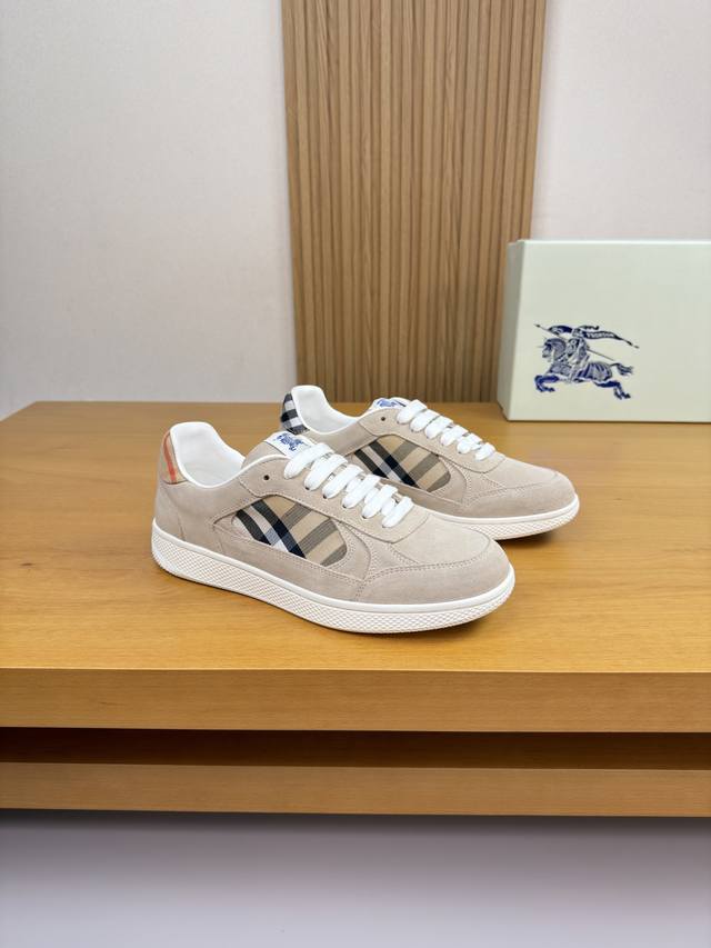 Burberry - High-end quality original single casual sports sneakers - Upper: Impo Burberry - High-end quality original single casual sports sneakers - Upper: Impo