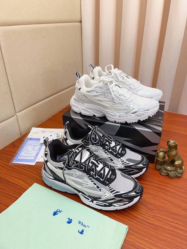 Price: Off-White's latest trendy sneakers, featuring the iconic arrow and "Off"