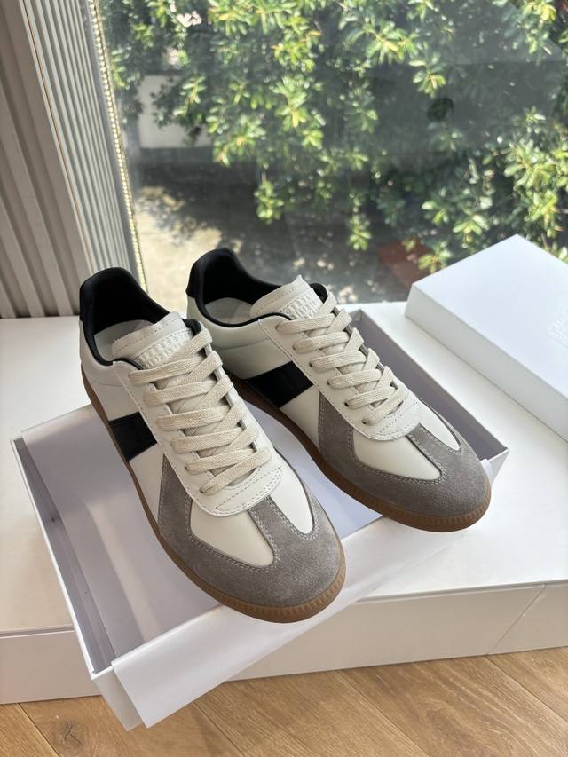Maisonmargiela Mm6 German training casual shoes, a designer brand known for its