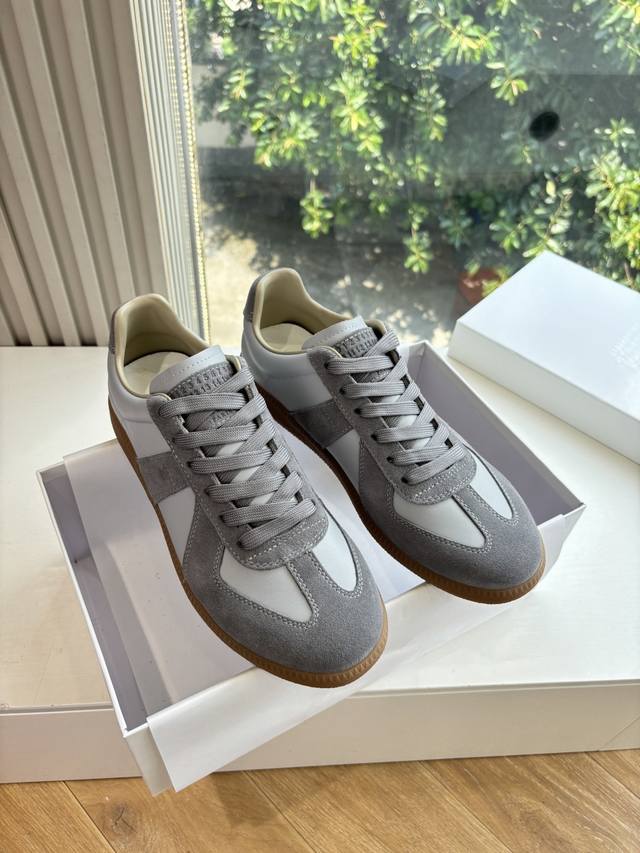 Maisonmargiela Mm6 German training casual shoes, a designer brand known for its