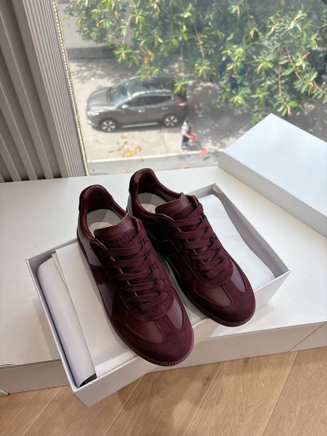 Maisonmargiela Mm6 German training casual shoes, a designer brand known for its