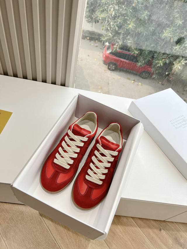 Maisonmargiela Mm6 German training casual shoes, a designer brand known for its