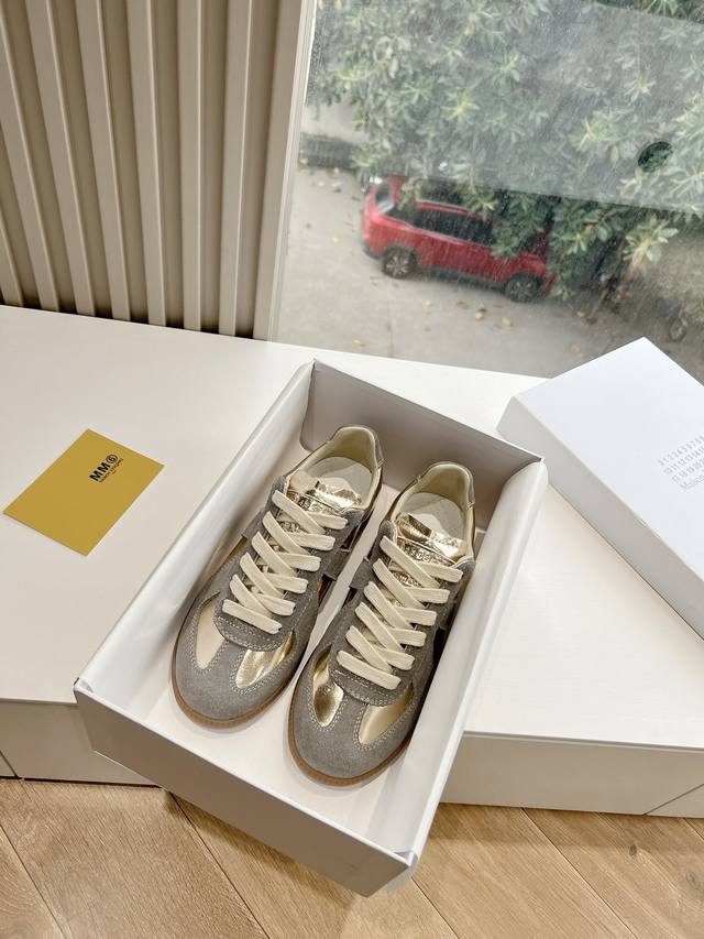 Maisonmargiela Mm6 German training casual shoes, a designer brand known for its