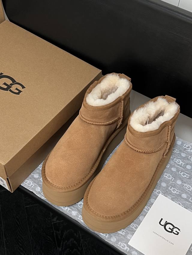 Three-layer wool 5cm thick-soled Ugg winter wool boots, 2630Ss, a new classic, e Three-layer wool 5cm thick-soled Ugg winter wool boots, 2630Ss, a new classic, e