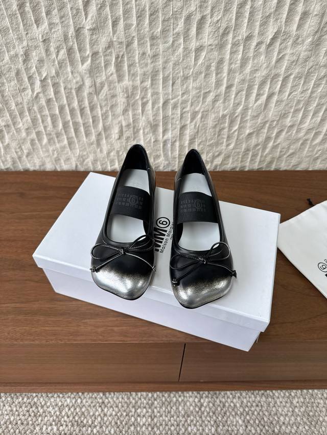 G279 Maison Marginala 25Ss Autumn/Winter New Flat Apple Toe Mary Jane Ballet Fla