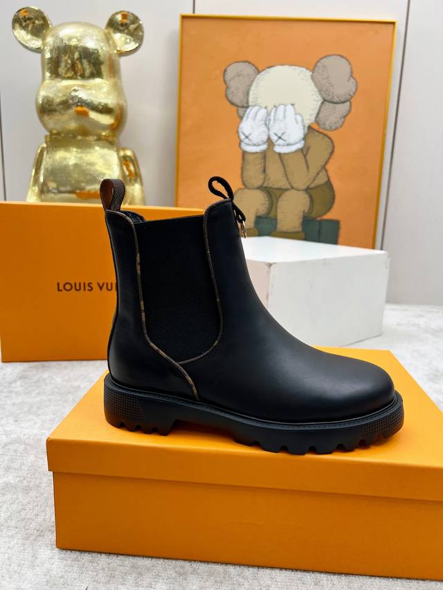 Lous Vuitton Beaubourg 2025 official website latest ankle boot, 1:1 replica of t