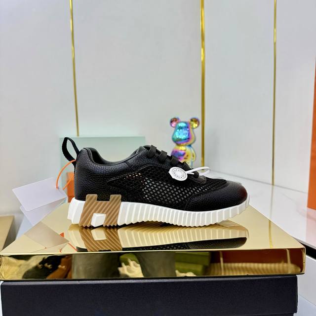 Women's/Men's +10 Hermes Top Version# Hermes Classic Couple Casual Sneakers Coup