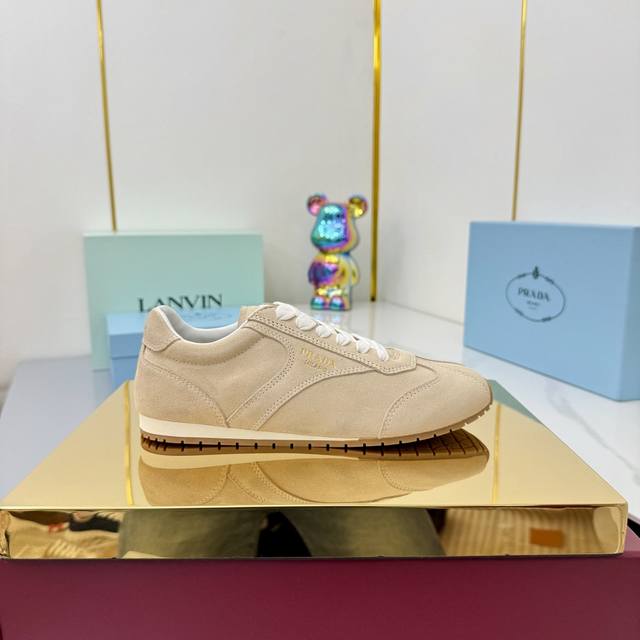 Factory Price Ppp Prada 25Ss New Women's Shoes Patchwork German Training Shoes A