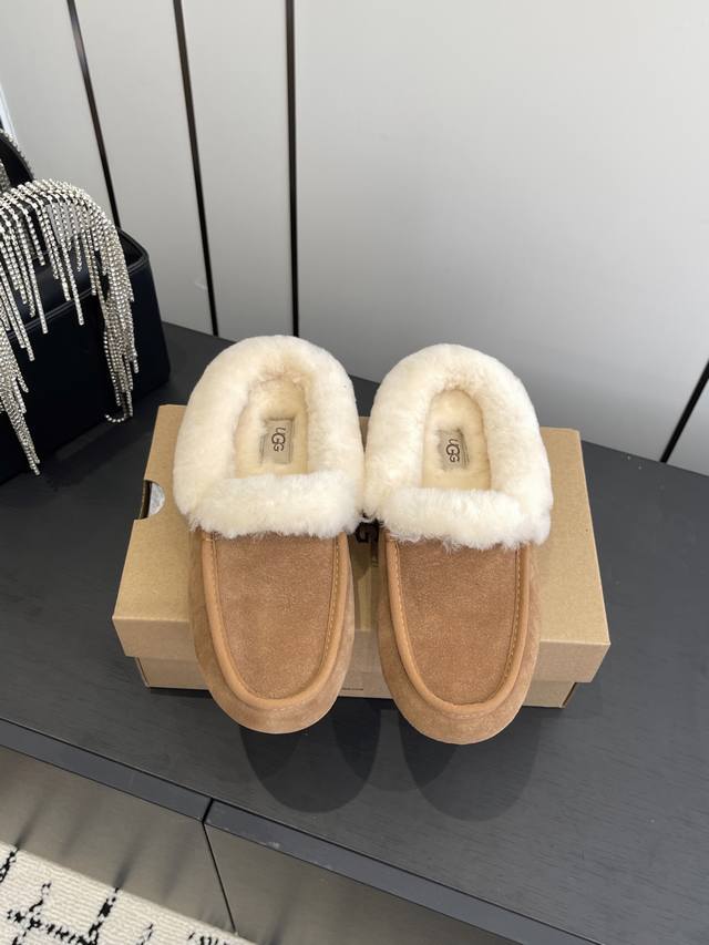 Ugg 25Ss Autumn/Winter New Slip-on Loafers, New Generation Series, Ansley Mules,