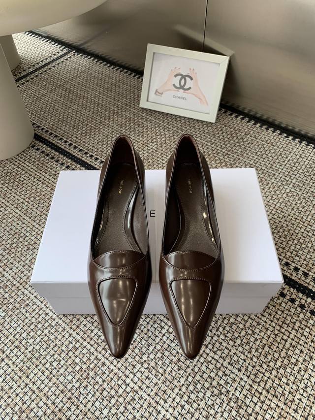 The Row 25Ss Spring/Summer New Arrival Single Shoes, Original Replica, Correct O