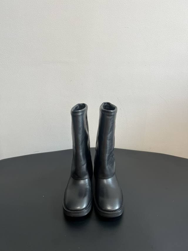 Miist* 25Ss New Motorcycle Genuine Leather Long Boots High-quality boots, you'll