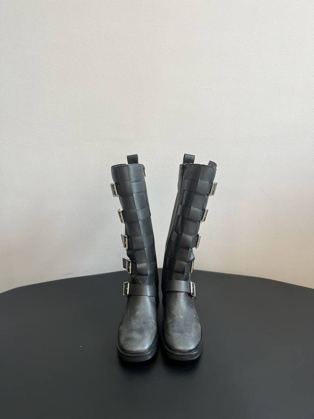 Miist* 25Ss New Motorcycle Genuine Leather Long Boots High-quality boots, you'll