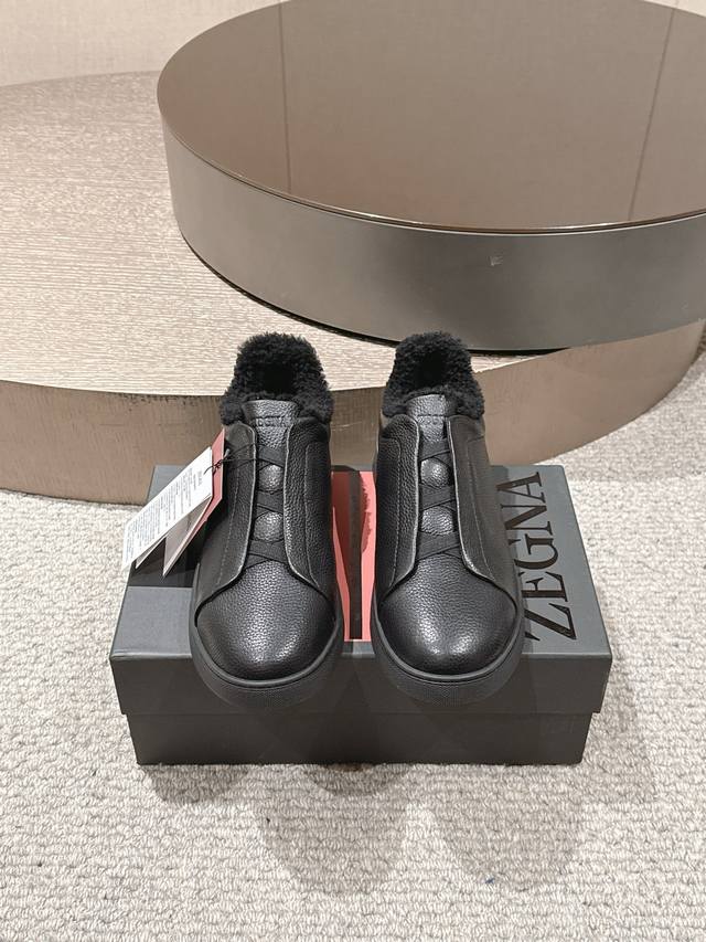 Factory direct. Wu Lei's celebrity style Zegna 25 Fall/Winter new low-top men's