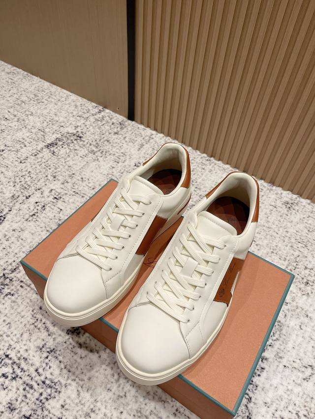 Top-tier version: Men's Loro Piana Tennis Walk series LP training shoes, casual