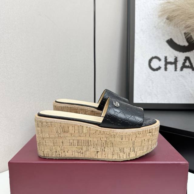 Gucci Classic Horsebit Wedge Sandals. Gucci's iconic horsebit buckle meets a chi