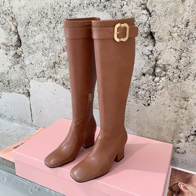 Miu Mi* Fall/Winter 2025 Most Stylish Fashion Item: Stretch Boots. These stretch